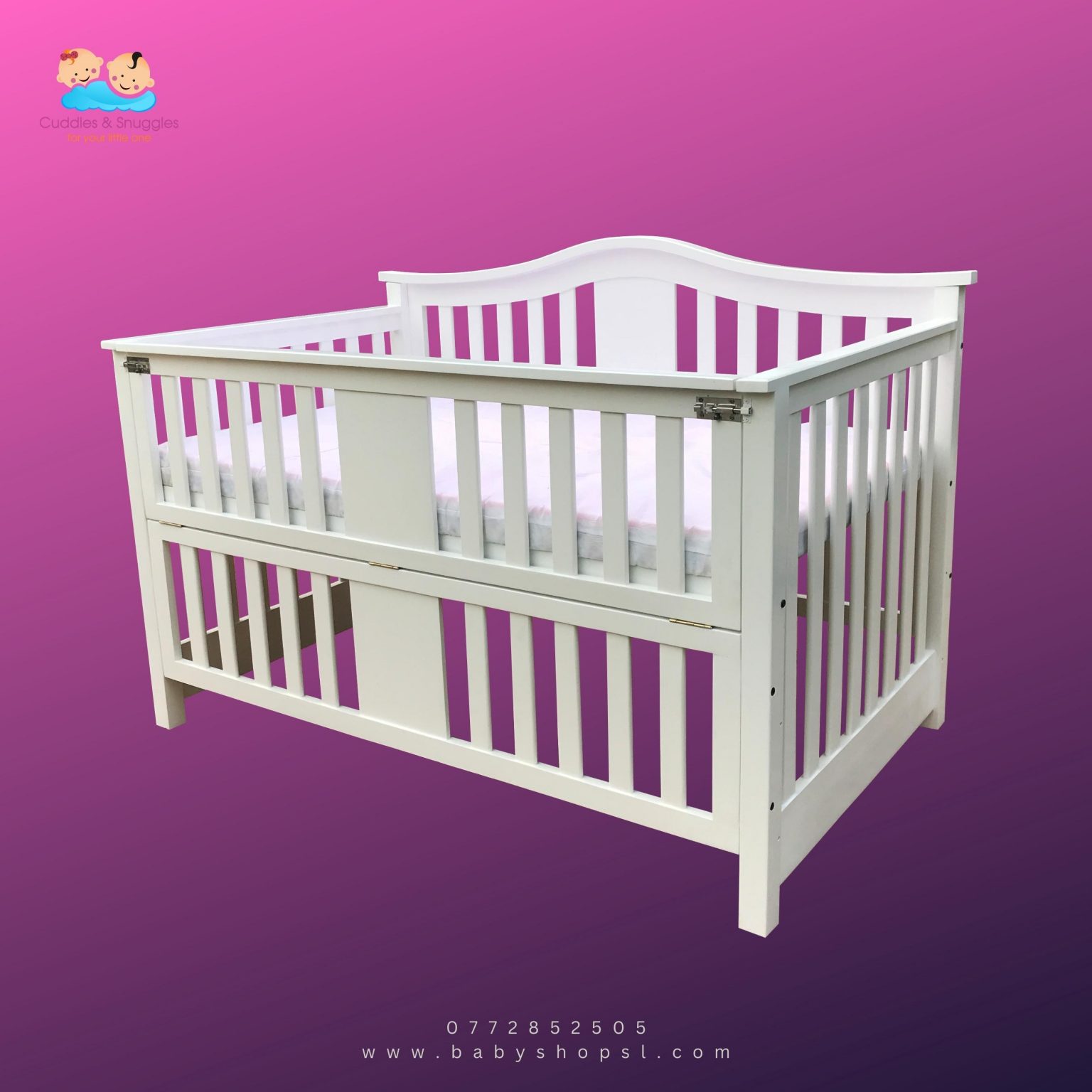 Cuddles & Snuggles Sri Lanka Sierra Cot 5 feet X 3 Feet